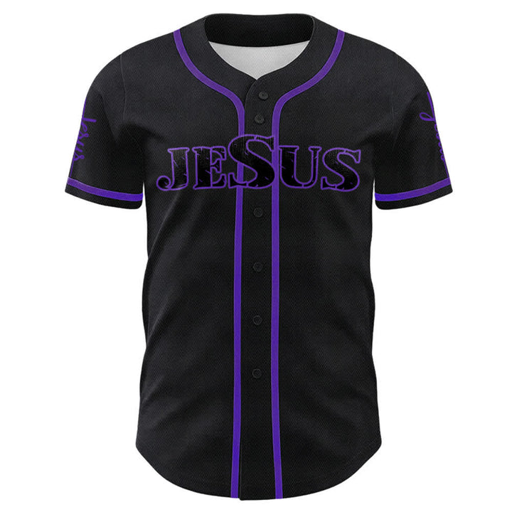 Christianartworkshop Jesus Cross Nail and Crown of Thorns Baseball Jersey - image 26