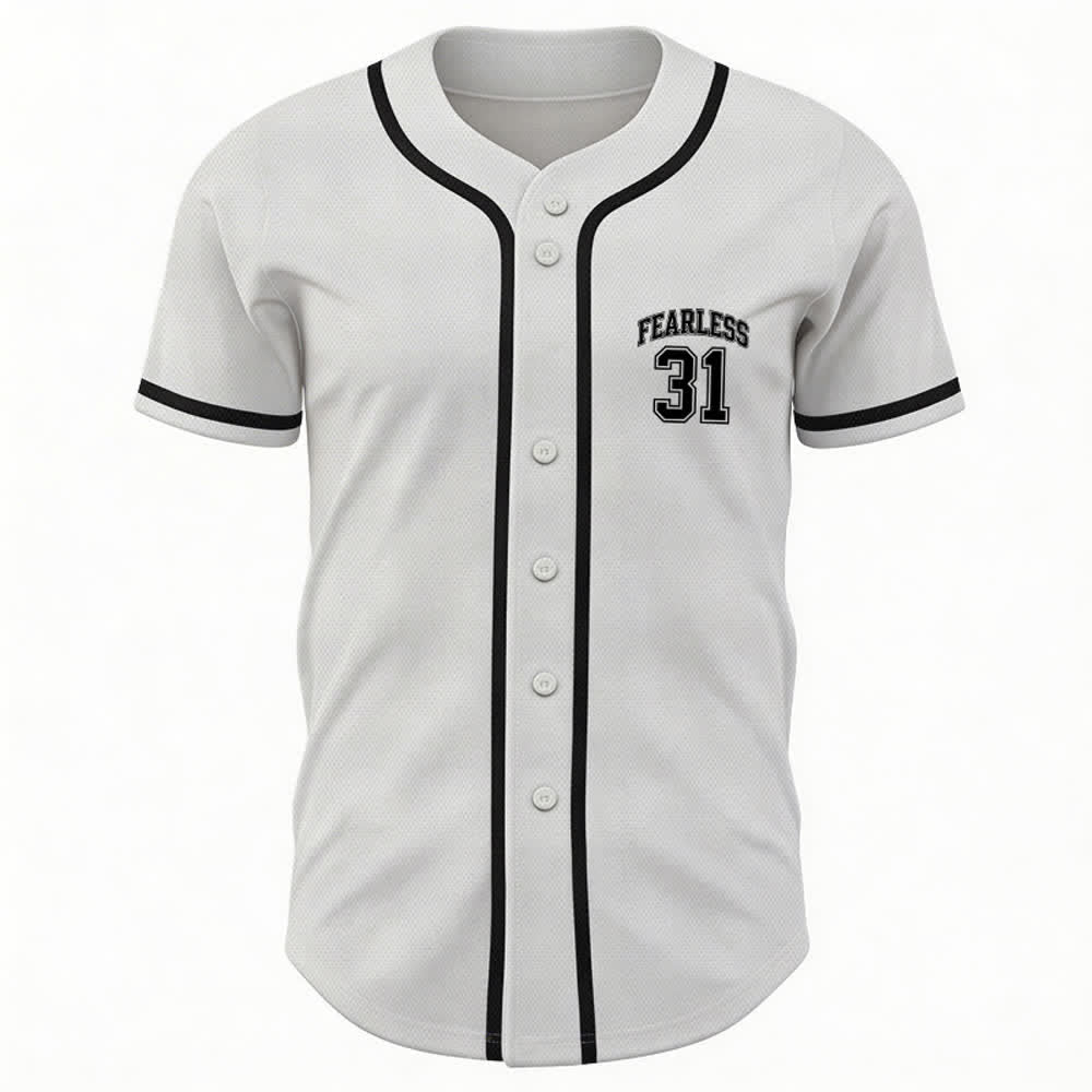 Christianartworkshop Proverbs 31 Fearless Faith Graphic Unisex Baseball Jersey - image 9