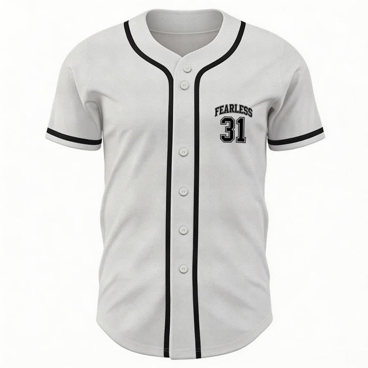 Christianartworkshop Proverbs 31 Fearless Faith Graphic Unisex Baseball Jersey - image 9