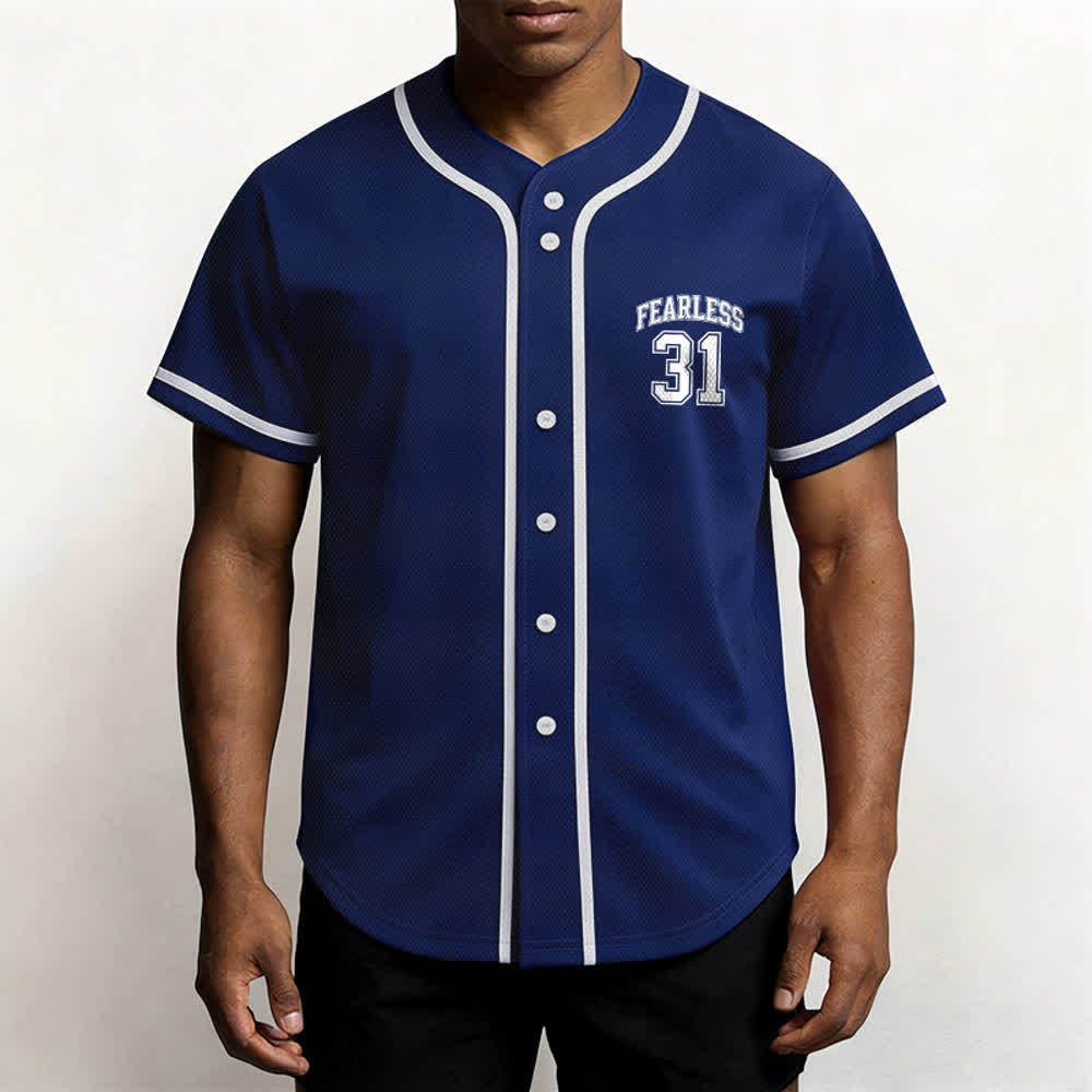 Christianartworkshop Proverbs 31 Fearless Faith Graphic Unisex Baseball Jersey - image 18