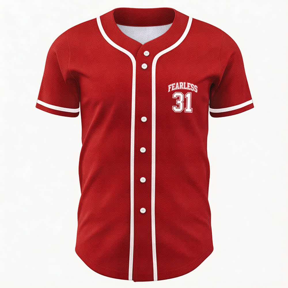 Christianartworkshop Proverbs 31 Fearless Faith Graphic Unisex Baseball Jersey - image 51