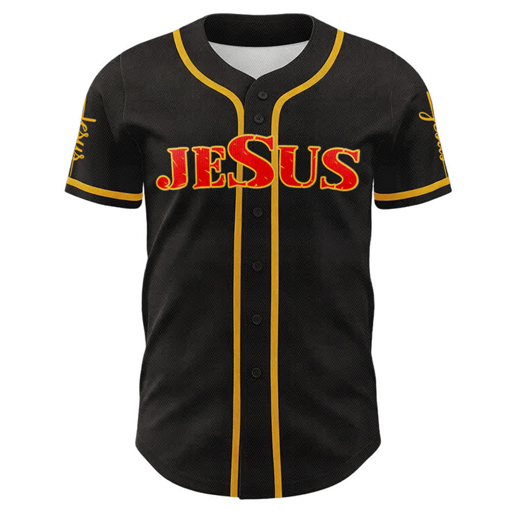 Christianartworkshop Jesus Cross Nail and Crown of Thorns Baseball Jersey - image 33
