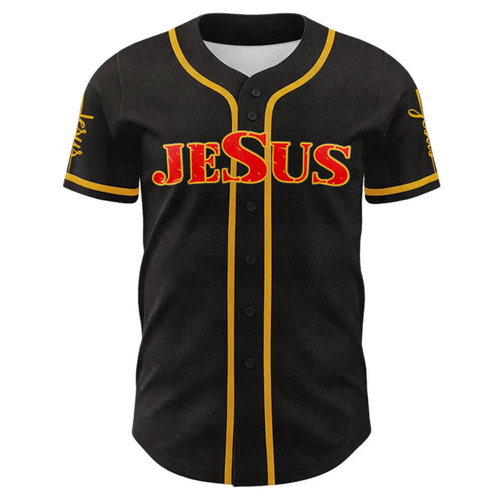 Christianartworkshop Jesus Cross Nail and Crown of Thorns Baseball Jersey - image 33