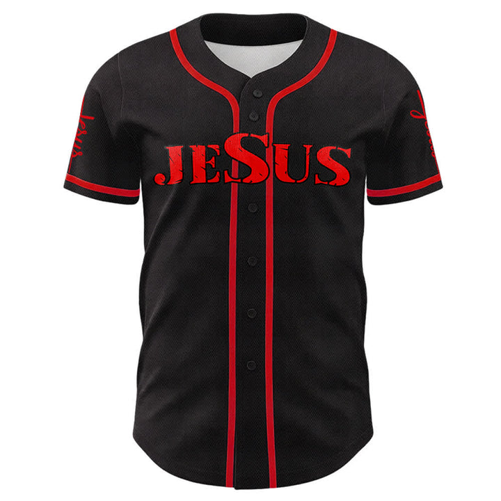 Christianartworkshop Jesus Cross Nail and Crown of Thorns Baseball Jersey - image 39