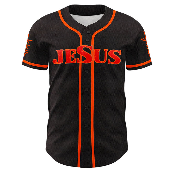 Christianartworkshop Jesus Cross Nail and Crown of Thorns Baseball Jersey - image 46