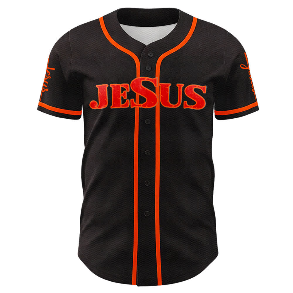 Christianartworkshop Jesus Cross Nail and Crown of Thorns Baseball Jersey - image 42