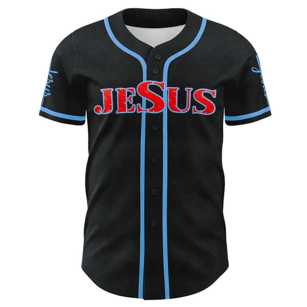 Christianartworkshop Jesus Cross Nail and Crown of Thorns Baseball Jersey - image 52