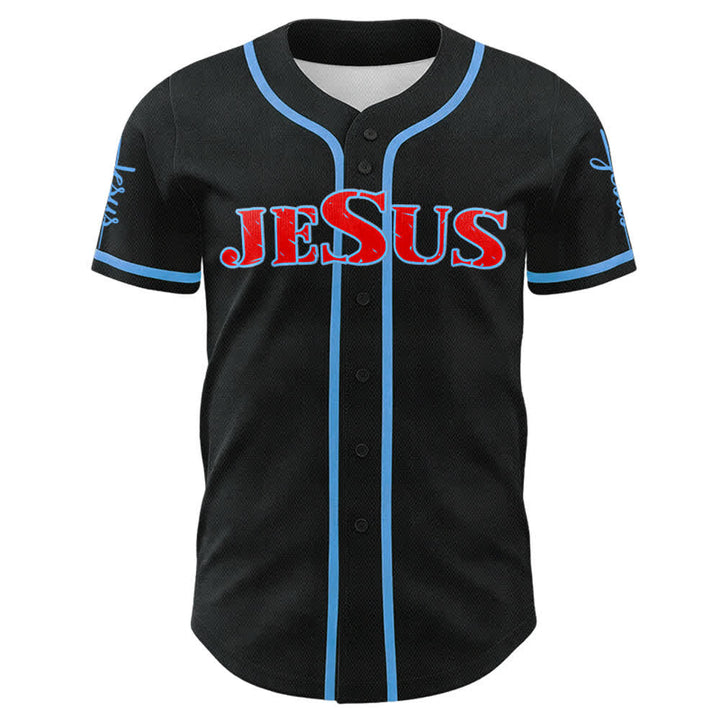 Christianartworkshop Jesus Cross Nail and Crown of Thorns Baseball Jersey - image 48