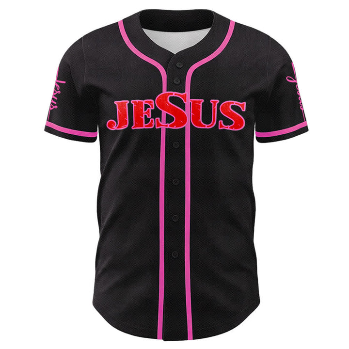 Christianartworkshop Jesus Cross Nail and Crown of Thorns Baseball Jersey - image 51