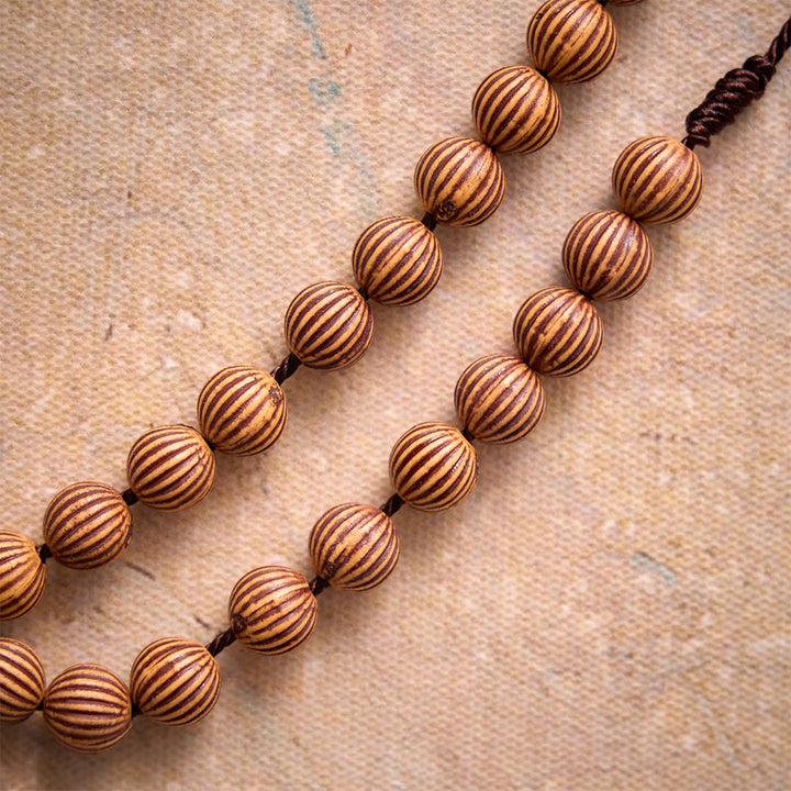 Christianartworkshop Braided Dark Cord Faux Timber Plastic Rosary With Cross Charm: Symbol of Low-Maintenance Devotional Ornament - image 6