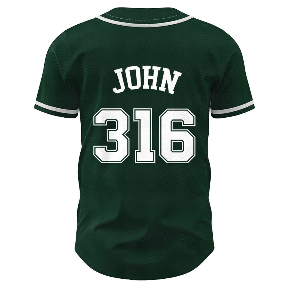 Christianartworkshop Sporty Team Jesus John 316 Inspirational Scripture Statement Unisex Baseball Jersey - image 44