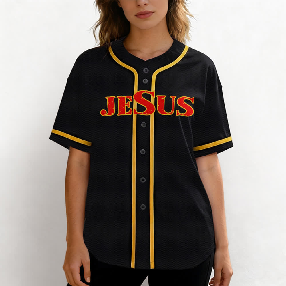Christianartworkshop Jesus Cross Nail and Crown of Thorns Baseball Jersey - image 33