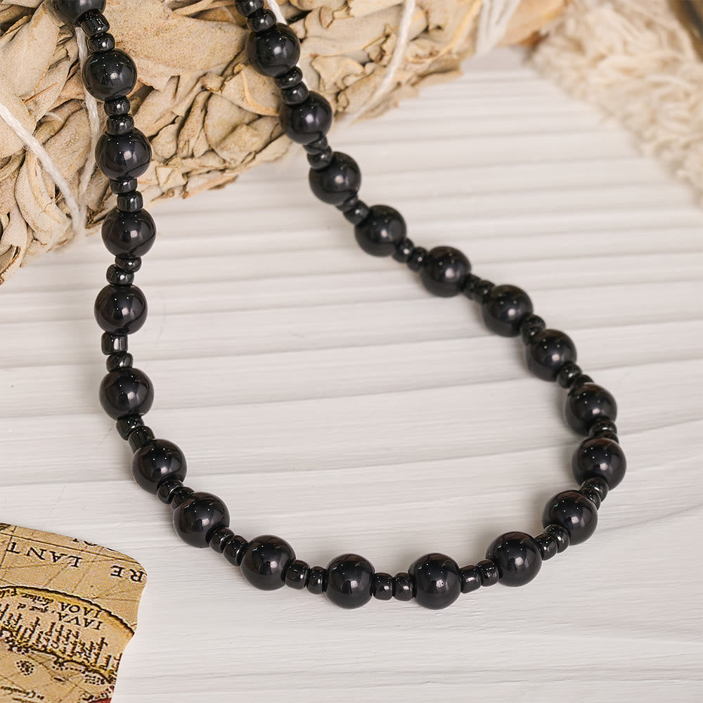 Christianartworkshop Relief‑Molded Holy Portrait Beaded Necklace: Token of Serene Divine Solace for Daily Devotion - image 17