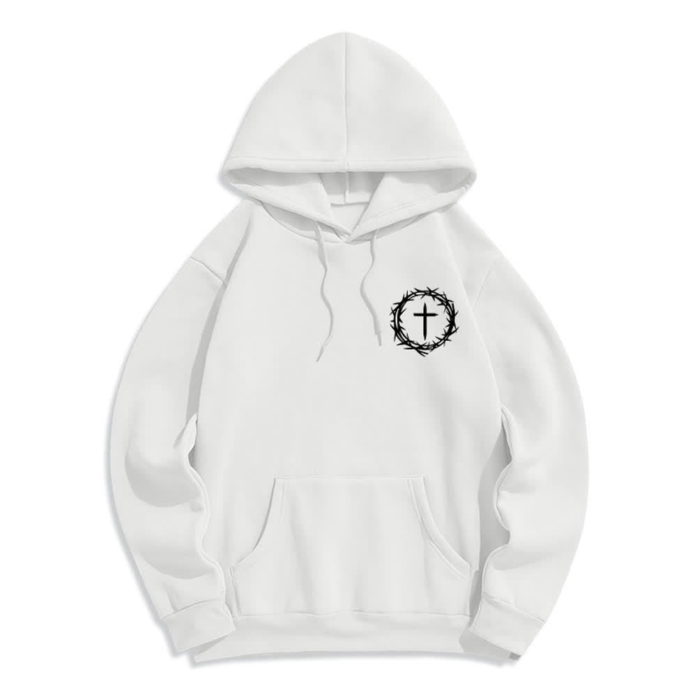 Christianartworkshop A Lot Can Happen In 3 Days Graphic Fleece Lined Polyester Hoodie - image 2