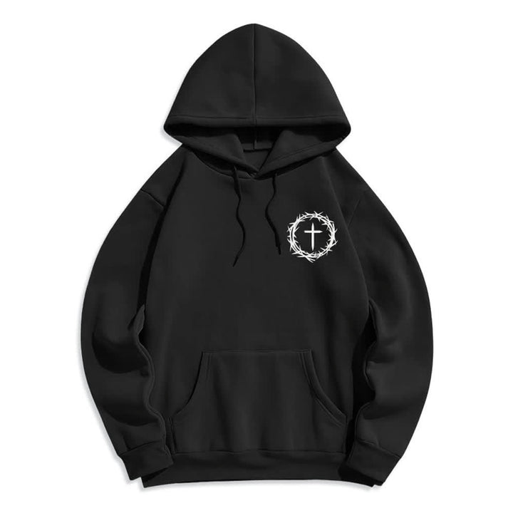 Christianartworkshop A Lot Can Happen In 3 Days Graphic Fleece Lined Polyester Hoodie - image 5
