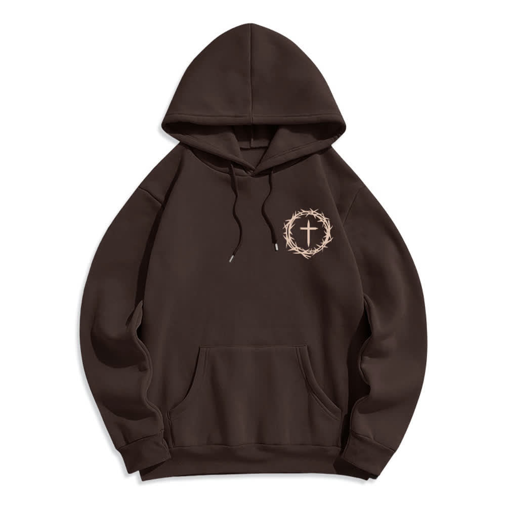 Christianartworkshop A Lot Can Happen In 3 Days Graphic Fleece Lined Polyester Hoodie - image 14