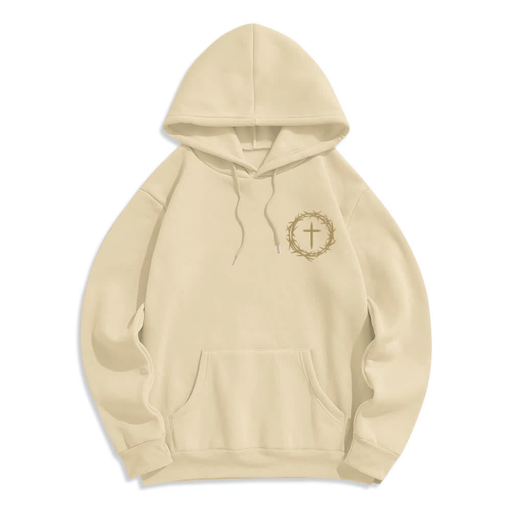 Christianartworkshop A Lot Can Happen In 3 Days Graphic Fleece Lined Polyester Hoodie - image 23
