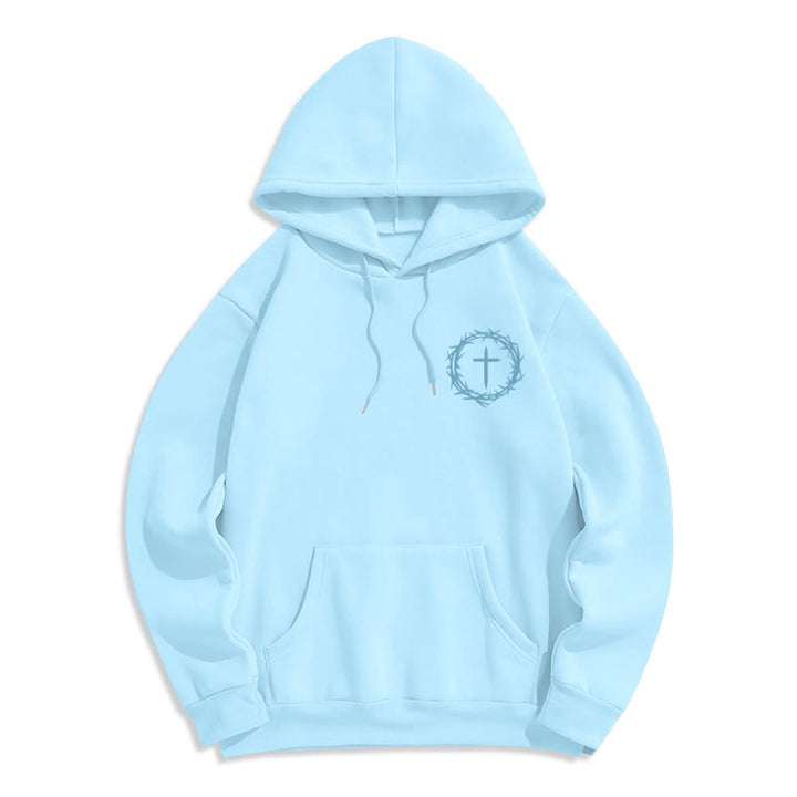 Christianartworkshop A Lot Can Happen In 3 Days Graphic Fleece Lined Polyester Hoodie - image 20