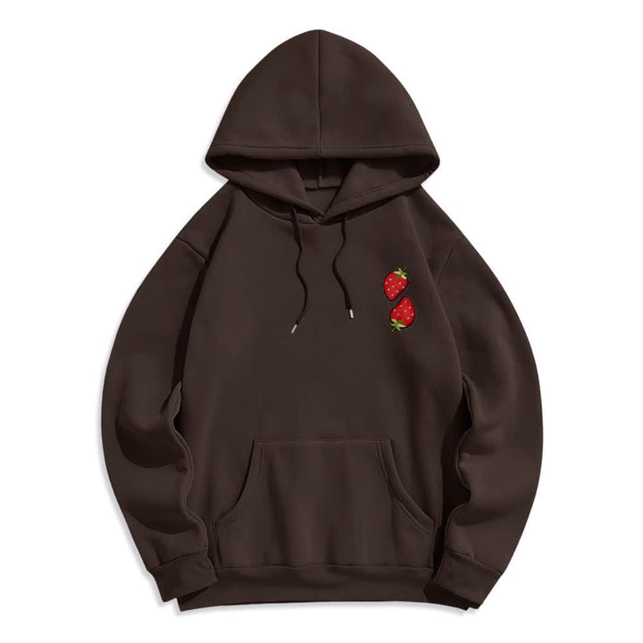 Christianartworkshop Fruit Of The Spirit Strawberry Print Pullover Fleece Lined Polyester Hoodie - image 14