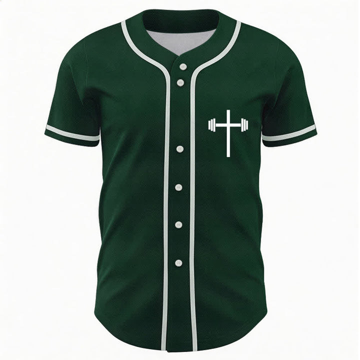 Christianartworkshop Jesus Saves Gothic Mesh Street Baseball Jersey - image 23
