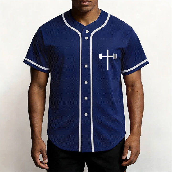 Christianartworkshop Jesus Saves Gothic Street Baseball Jersey - image 41