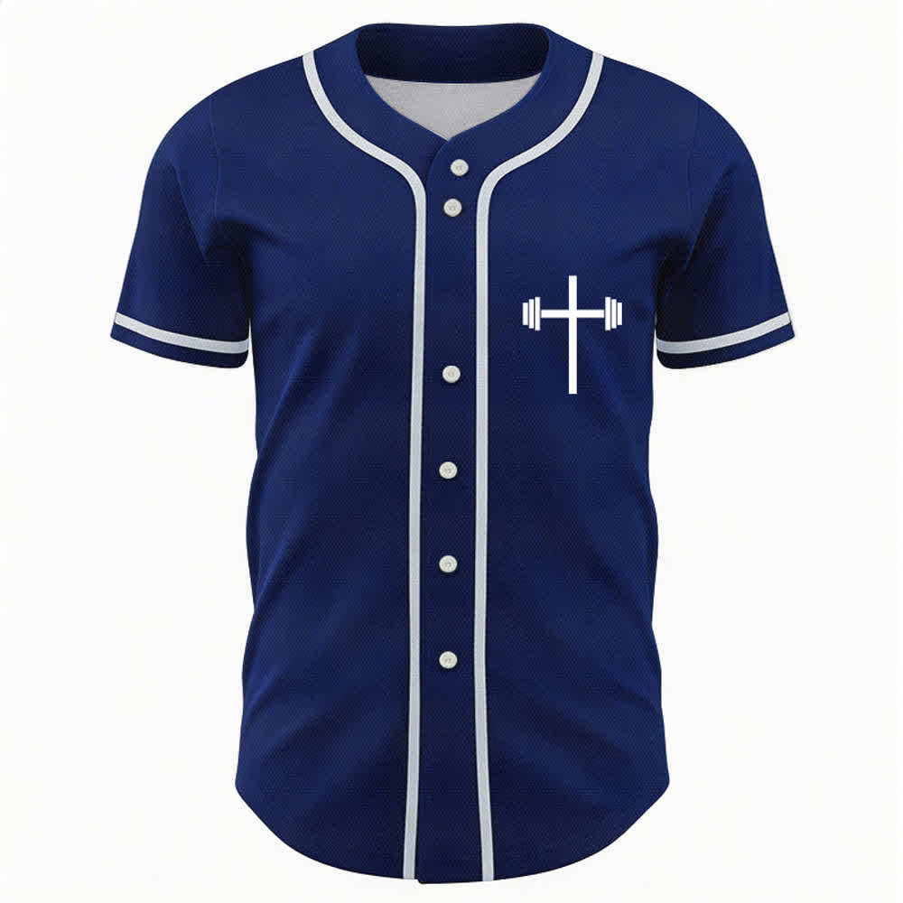 Christianartworkshop Jesus Saves Gothic Mesh Street Baseball Jersey - image 37