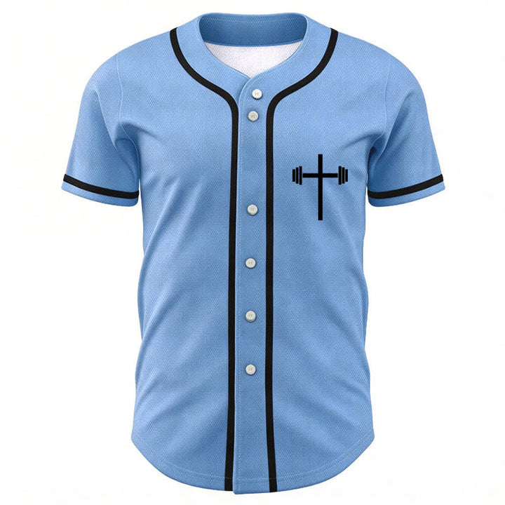 Christianartworkshop Jesus Saves Gothic Street Baseball Jersey - image 51