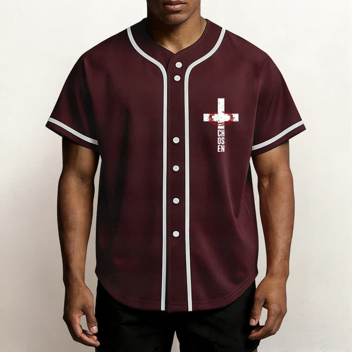 Christianartworkshop Jesus THE WAY THE TRUTH THE LIFE Button Up Baseball Jersey - image 20