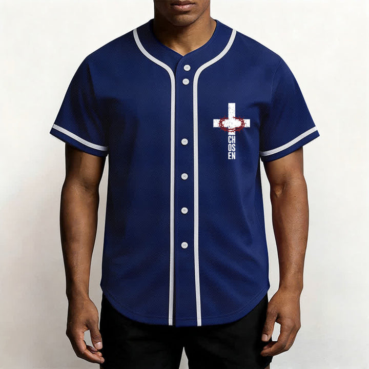 Christianartworkshop Jesus THE WAY THE TRUTH THE LIFE Button Up Baseball Jersey - image 41