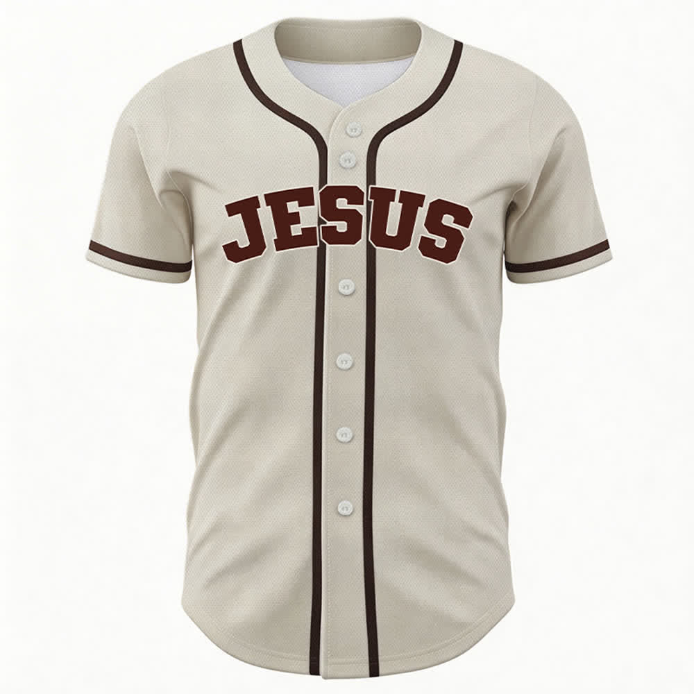 Christianartworkshop Rooted In Christ Black Button Up Baseball Jersey - image 9