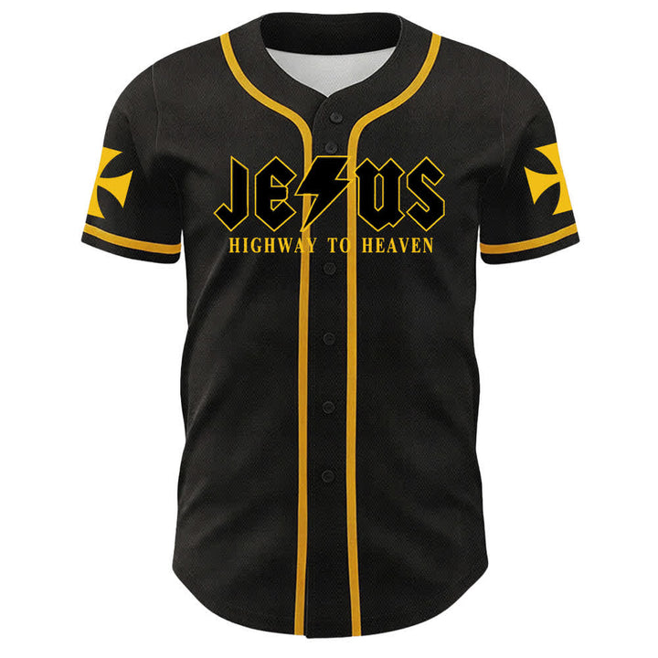 Christianartworkshop Jesus Highway To Heaven Jeremiah 17:7-8 Baseball Jersey - image 2
