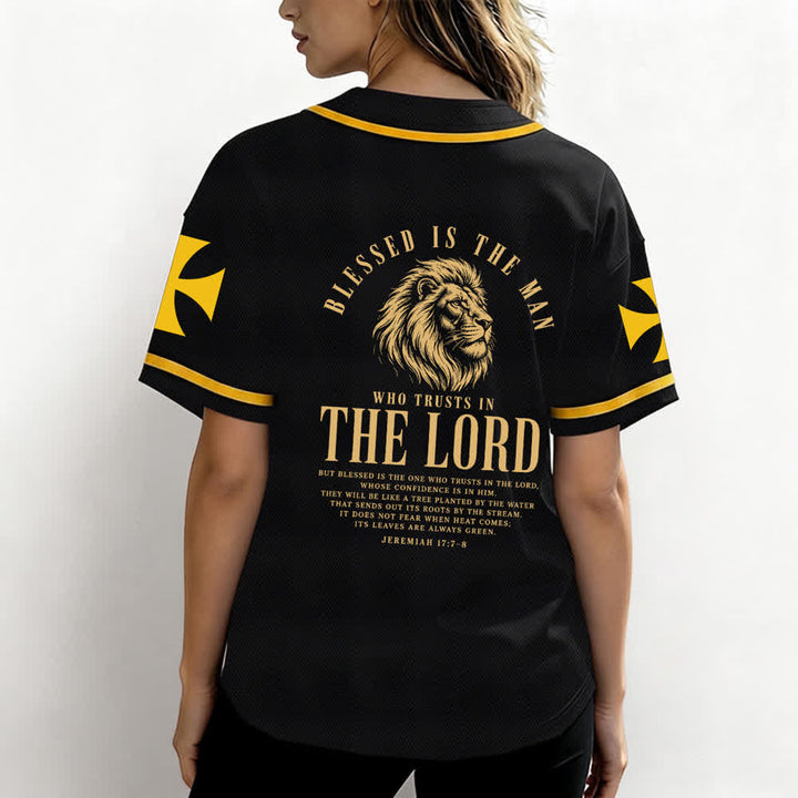 Christianartworkshop Jesus Highway To Heaven Jeremiah 17:7-8 Baseball Jersey - image 3