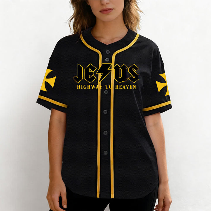 Christianartworkshop Jesus Highway To Heaven Jeremiah 17:7-8 Baseball Jersey - image 4