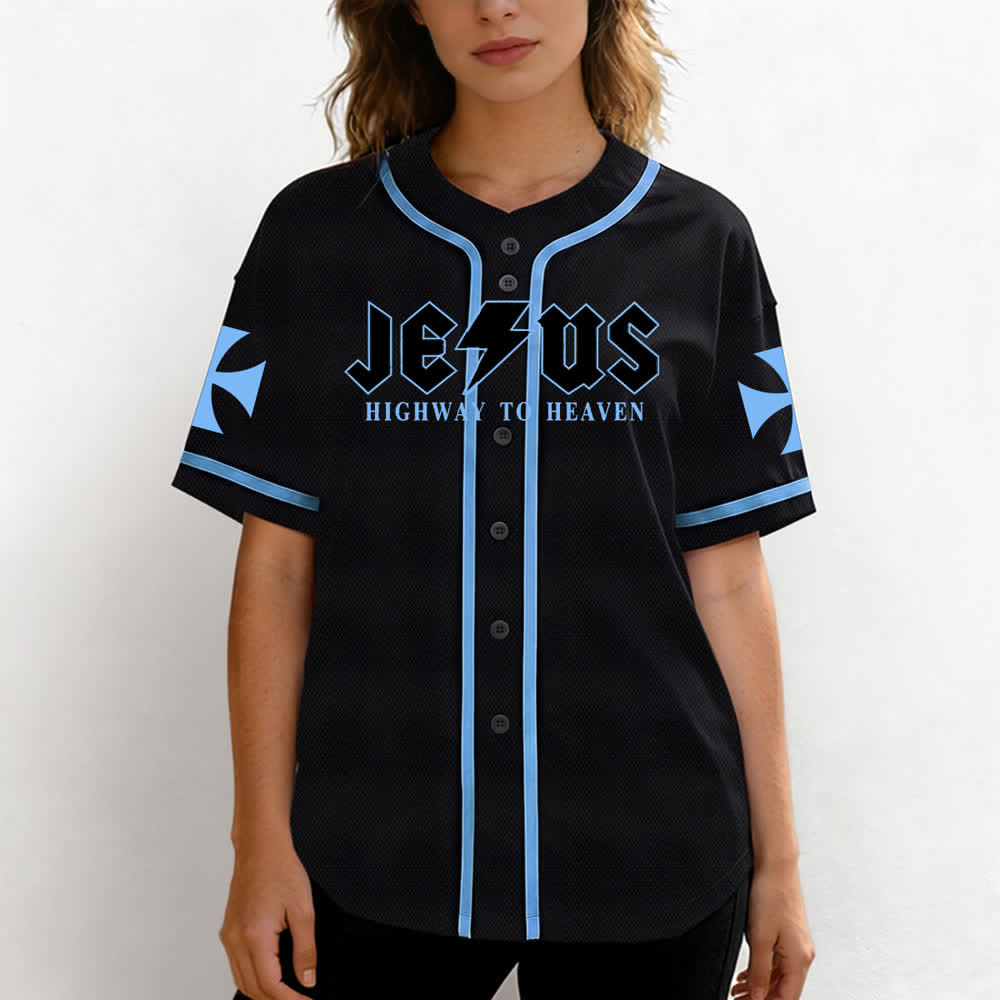 Christianartworkshop Jesus Highway To Heaven Jeremiah 17:7-8 Baseball Jersey - image 46