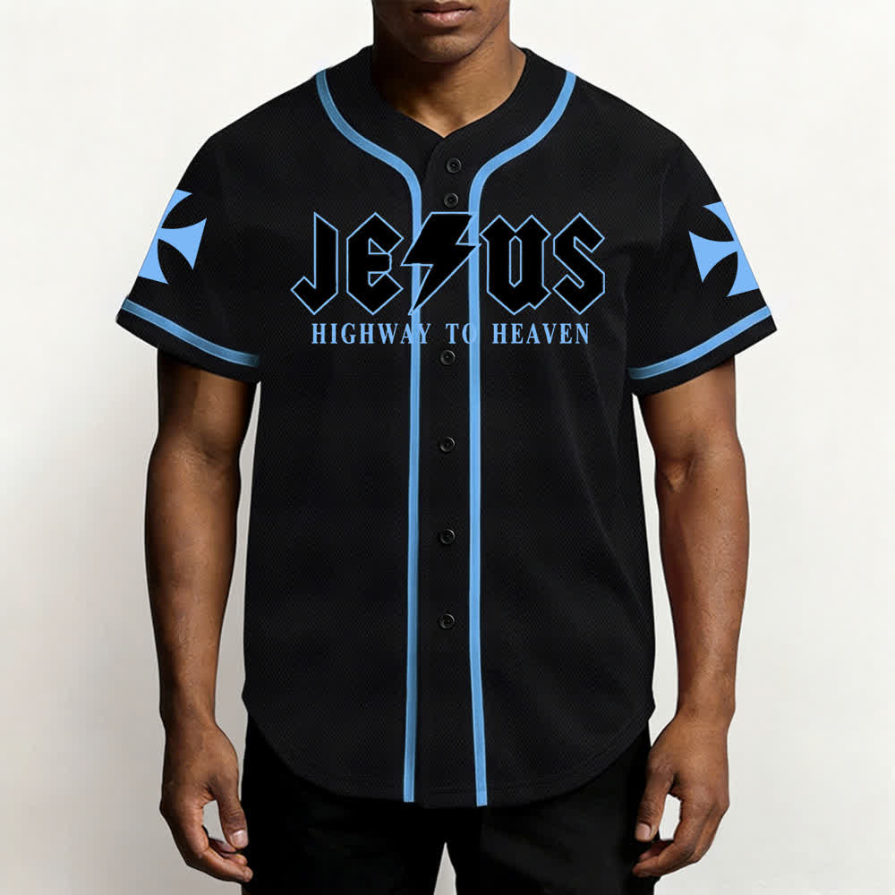 Christianartworkshop Jesus Highway To Heaven Jeremiah 17:7-8 Baseball Jersey - image 48