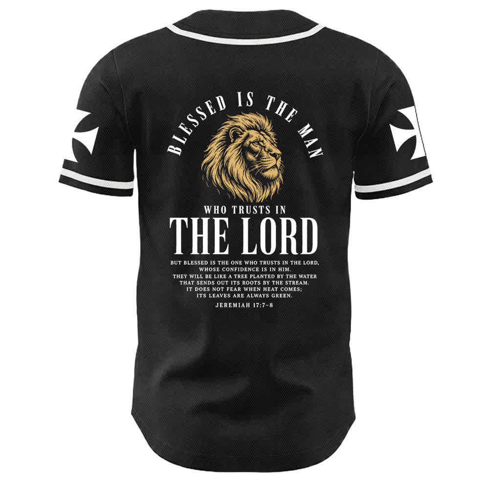 Christianartworkshop Jesus Highway To Heaven Jeremiah 17:7-8 Baseball Jersey - image 8