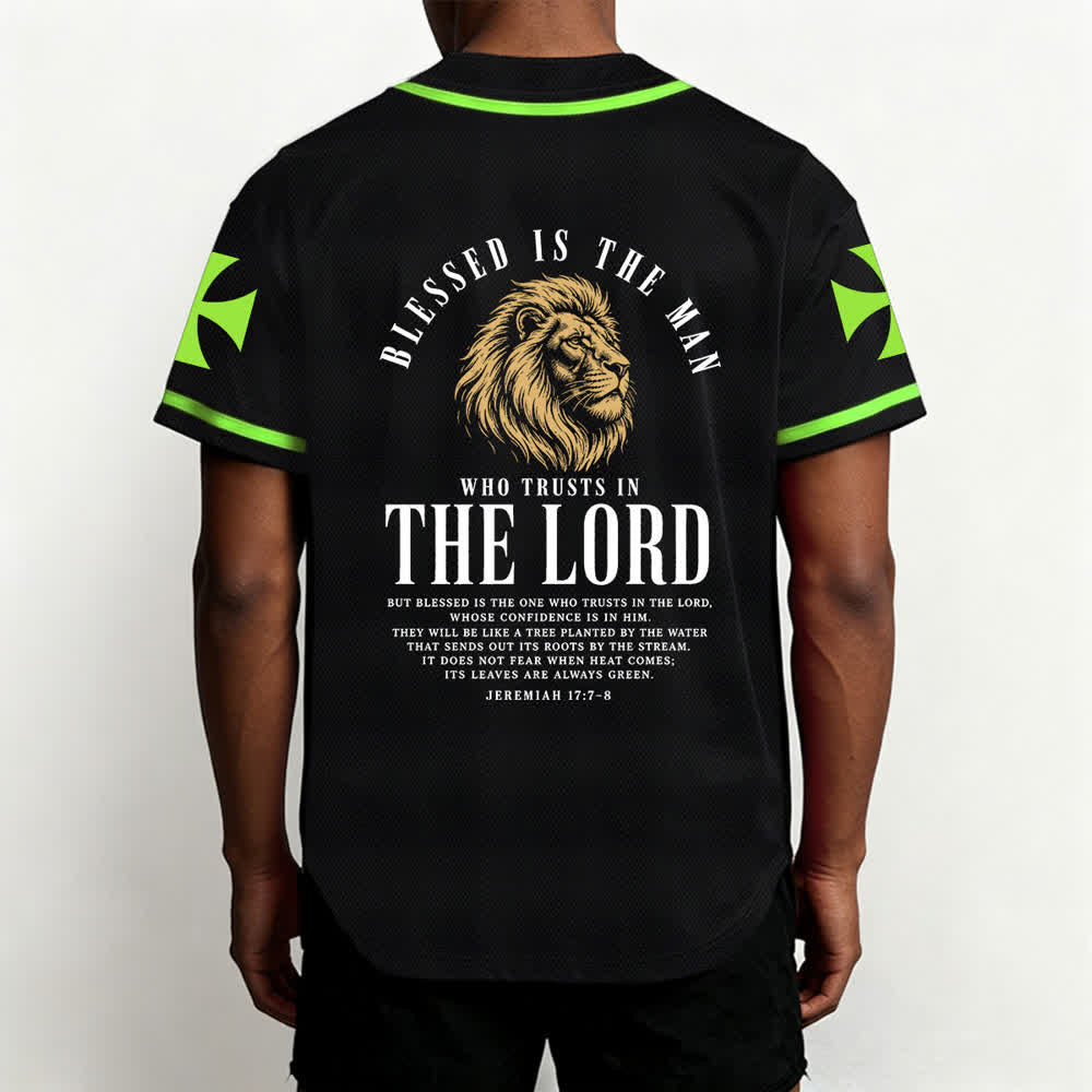 Christianartworkshop Jesus Highway To Heaven Jeremiah 17:7-8 Baseball Jersey - image 59