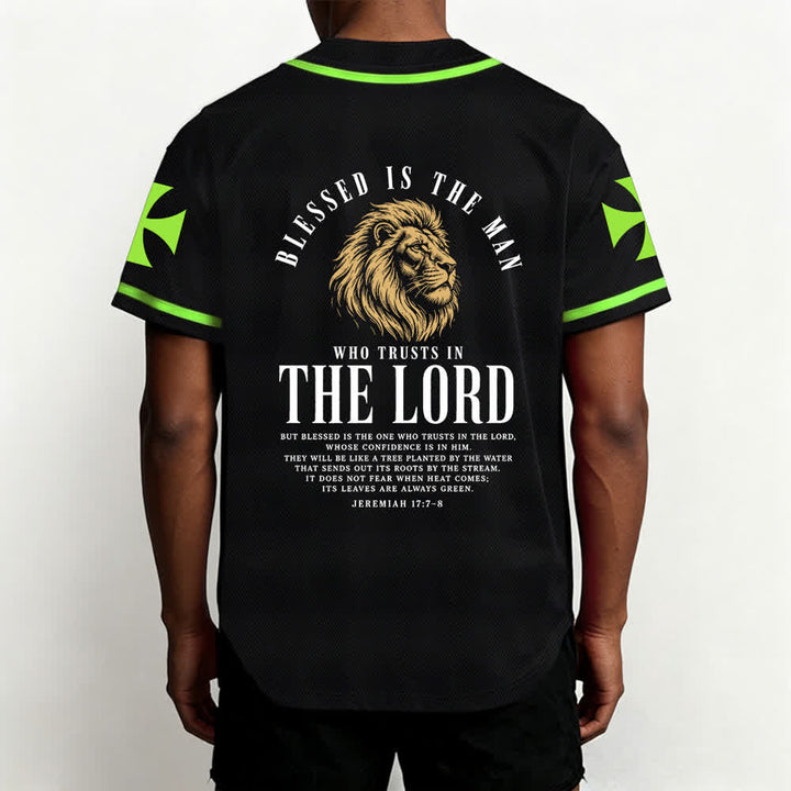 Christianartworkshop Jesus Highway To Heaven Jeremiah 17:7-8 Baseball Jersey - image 59