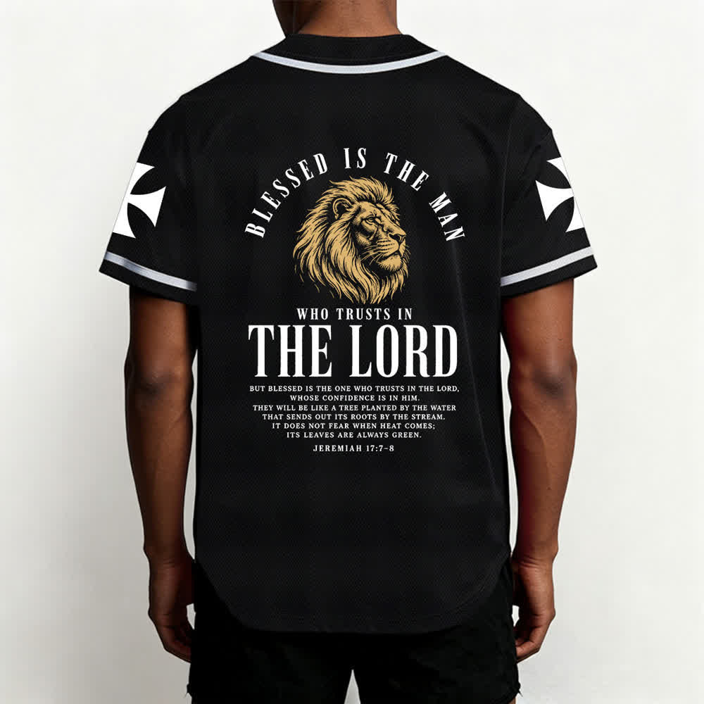 Christianartworkshop Jesus Highway To Heaven Jeremiah 17:7-8 Baseball Jersey - image 12