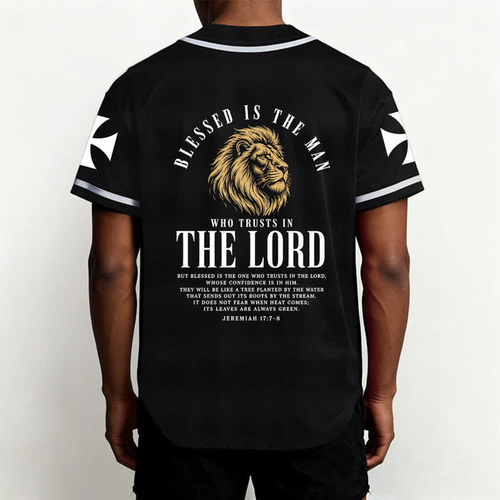 Christianartworkshop Jesus Highway To Heaven Jeremiah 17:7-8 Baseball Jersey - image 12