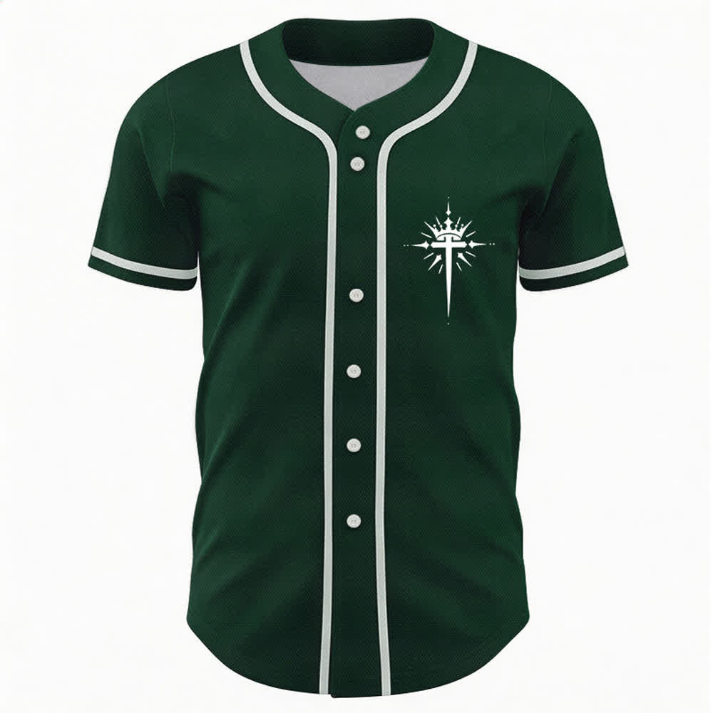 Christianartworkshop Army Of God Mesh Streetwear Baseball Jersey - image 23