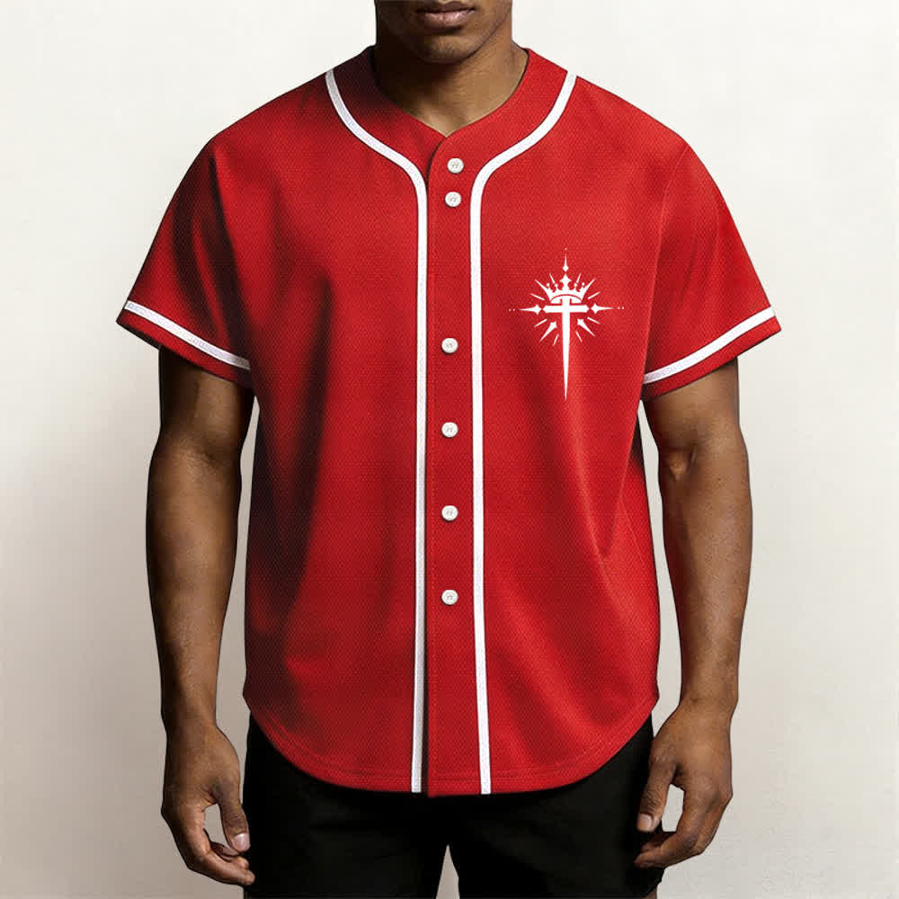 Christianartworkshop Army Of God Mesh Streetwear Baseball Jersey - image 41