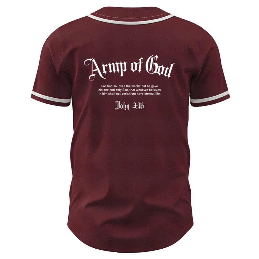 Christianartworkshop Army Of God Mesh Streetwear Baseball Jersey - image 15