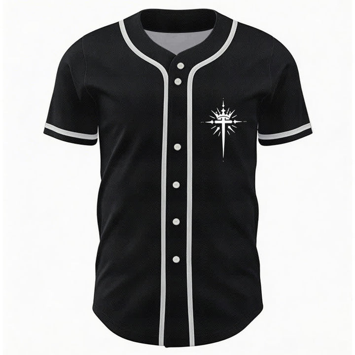 Christianartworkshop Army Of God Mesh Streetwear Baseball Jersey - image 9
