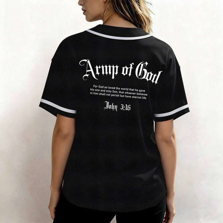 Christianartworkshop Army Of God Mesh Streetwear Baseball Jersey - image 10