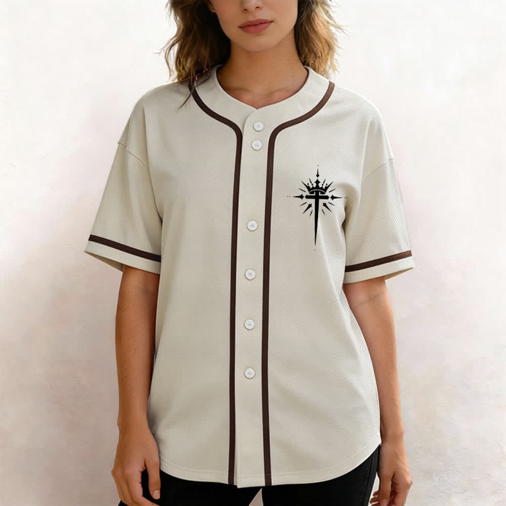 Christianartworkshop Army Of God Mesh Streetwear Baseball Jersey - image 34