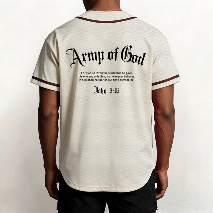 Christianartworkshop Army Of God Streetwear Baseball Jersey - image 31