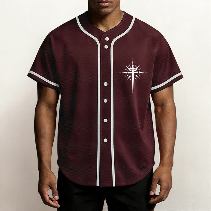 Christianartworkshop Army Of God Streetwear Baseball Jersey - image 20