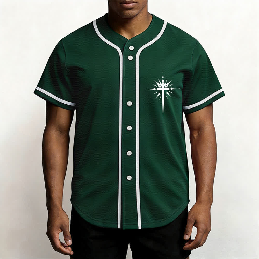 Christianartworkshop Army Of God Mesh Streetwear Baseball Jersey - image 27
