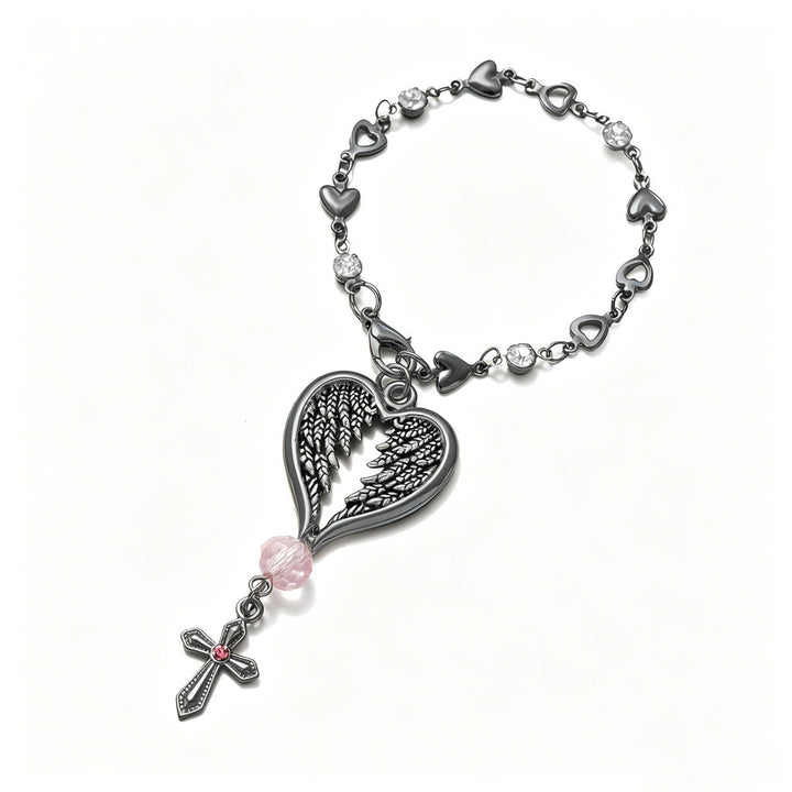Christianartworkshop Guardian Angel-Wing Heart Keychain for Car: Quiet Reminder of Tender Protection - image 7